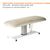 Aphrodite motorized wet/dry treatment table